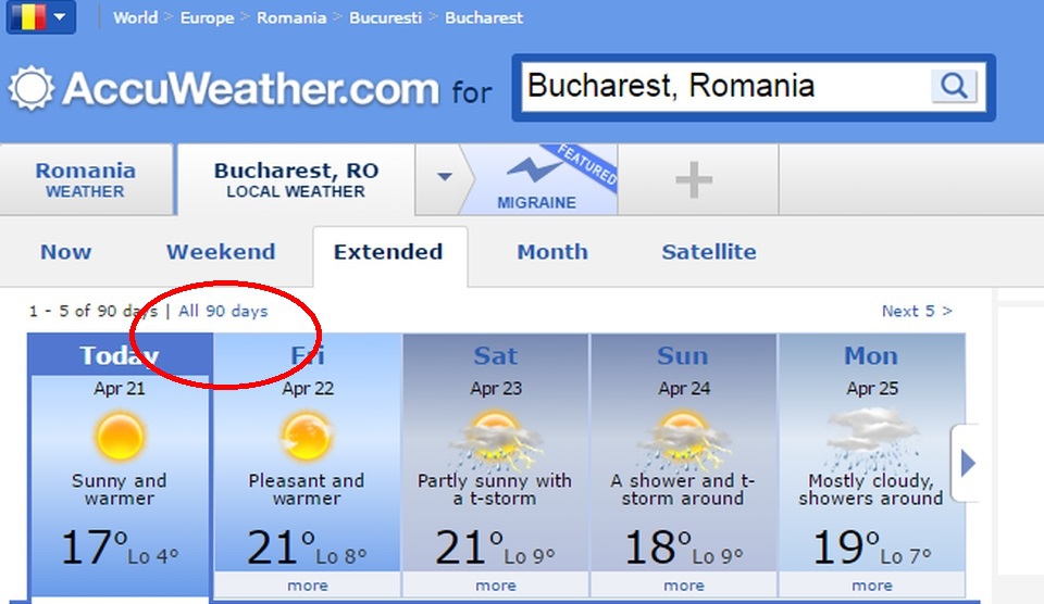 O decizie luată de AccuWeather, aplicaţia meteo pe care o folosim