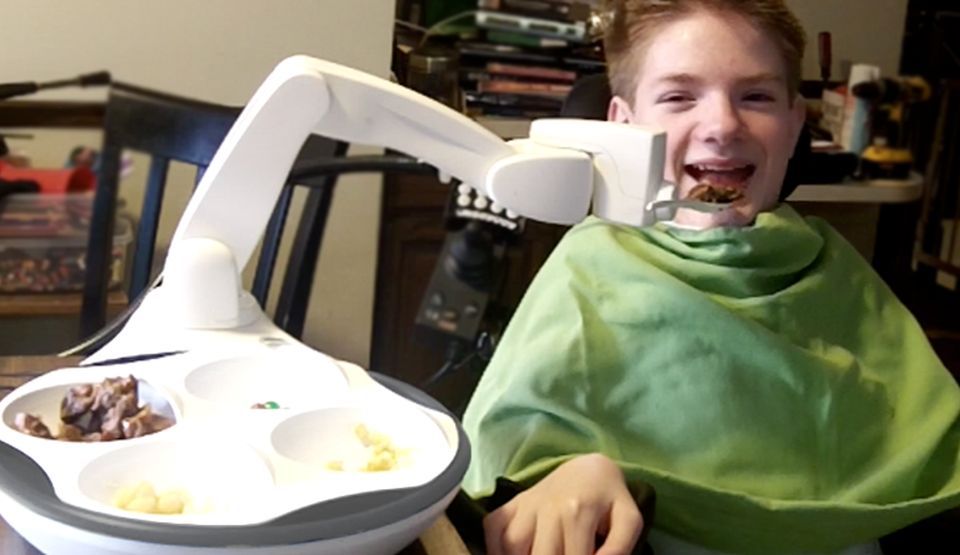 Arming disabled. Оби робот для кормления.