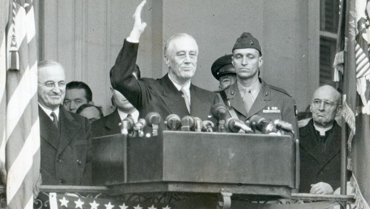 Franklin Roosevelt’s fourth inauguration made history