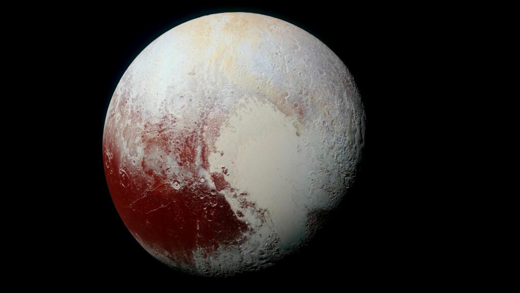 Astronomii au descoperit că ceva ar putea curge sub ghețarul uriaș al lui Pluto