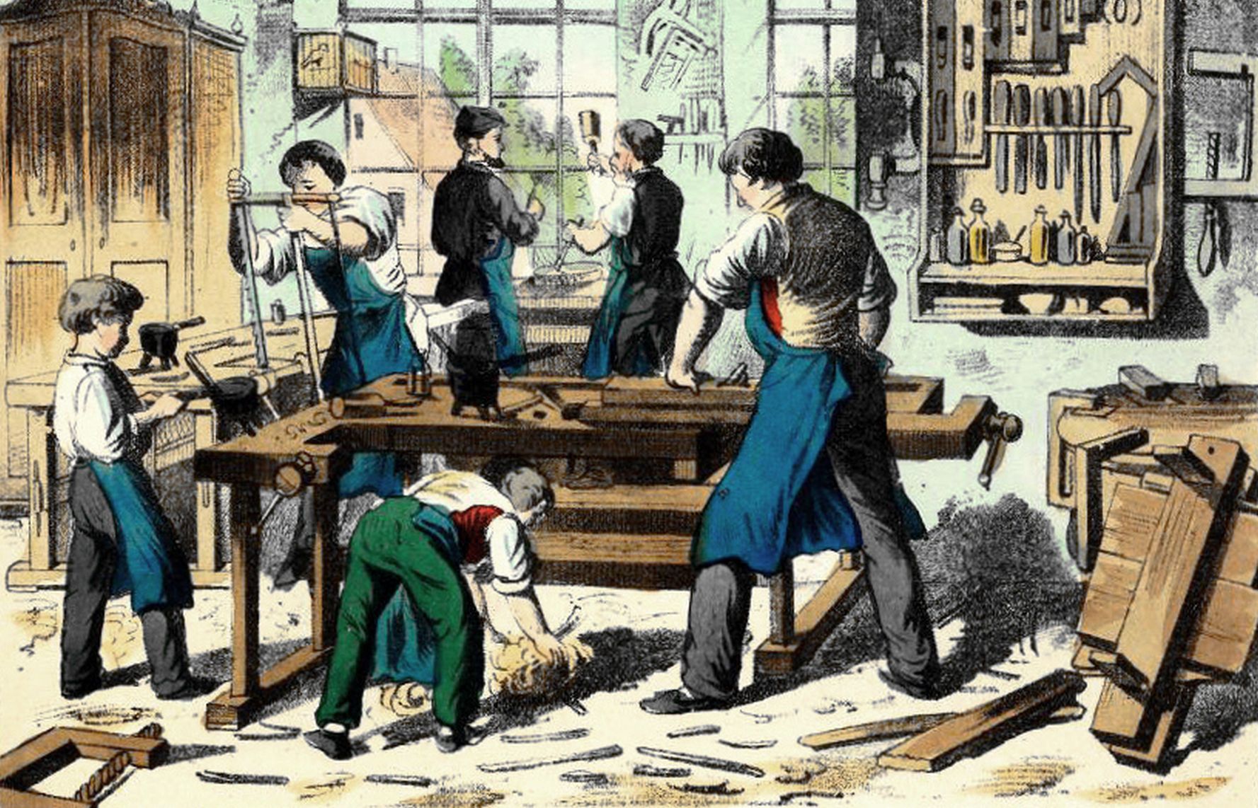 Poza pentru articolul Înfiinţarea primului sindicat din România: al tâmplarilor