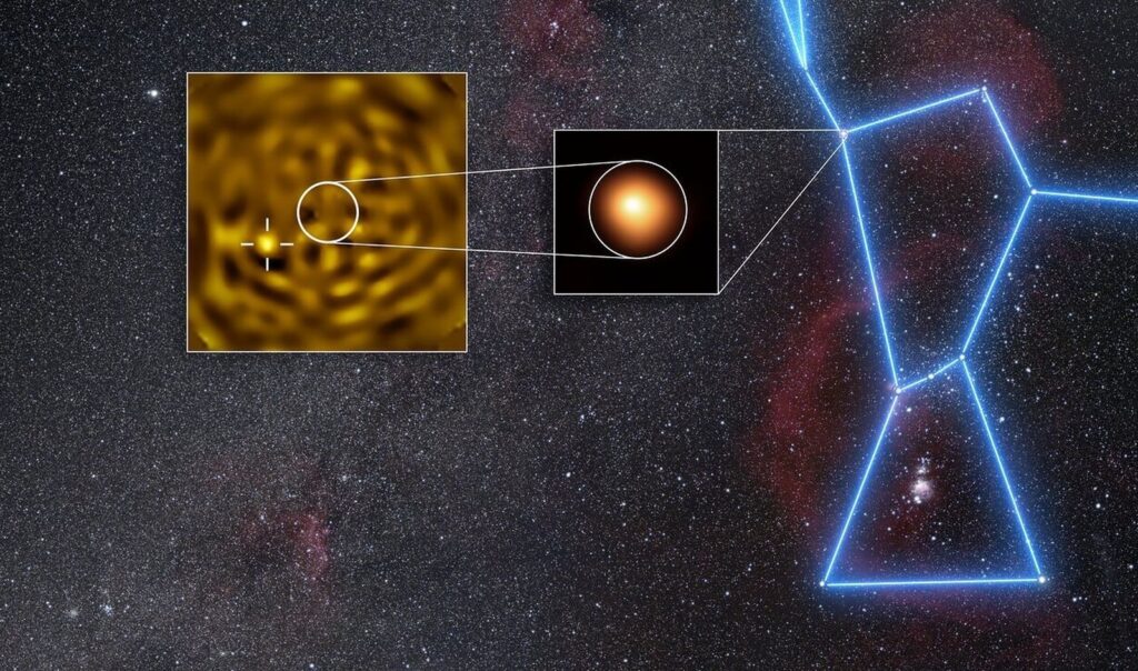 Astronomii au descoperit cele mai clare dovezi de până acum că Betelgeuse are o stea companion