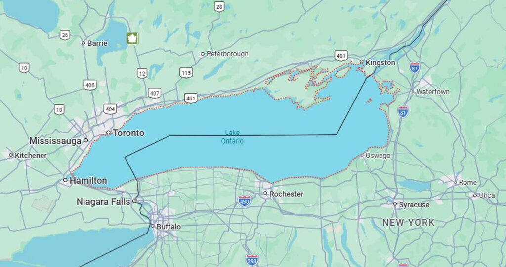 Google a schimbat denumirea Lacului Ontario după ordinul semnat de Donald Trump