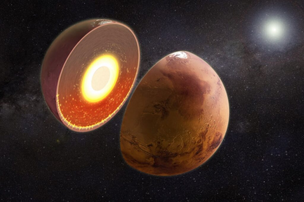 O structură masivă găsită sub suprafața planetei Marte confirmă o teorie mai veche
