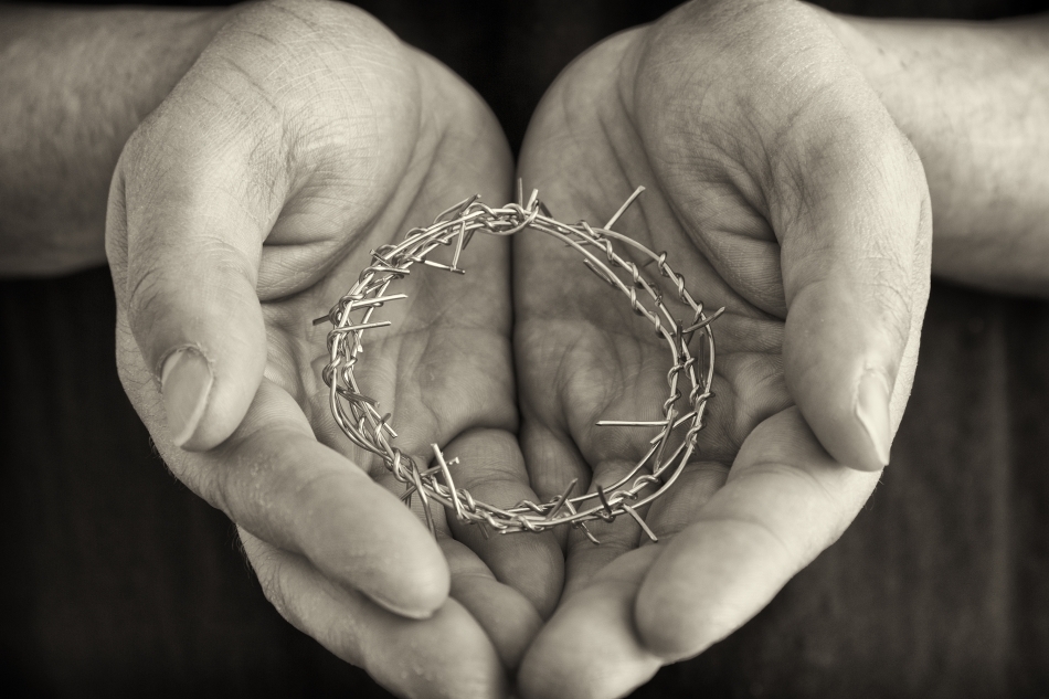 Mică cunună de spini care simbolizează cununa lui Hristos