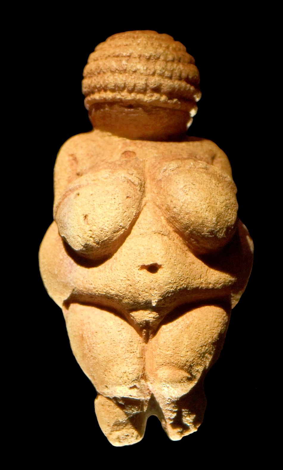 Venus din Willendorf (Austria), una dintre cele mai celebre figurine de acest gen; are 11 cm înălţime şi datează din 24.000 - 22.000 î.e.n.