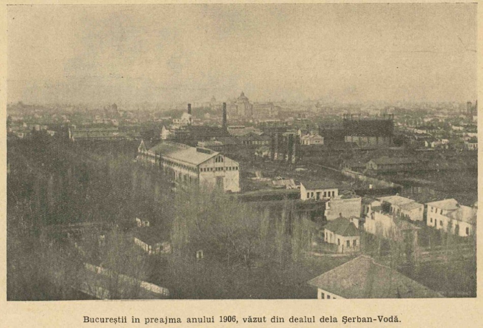Bucureştiul văzut de pe dealul Şerban Vodă