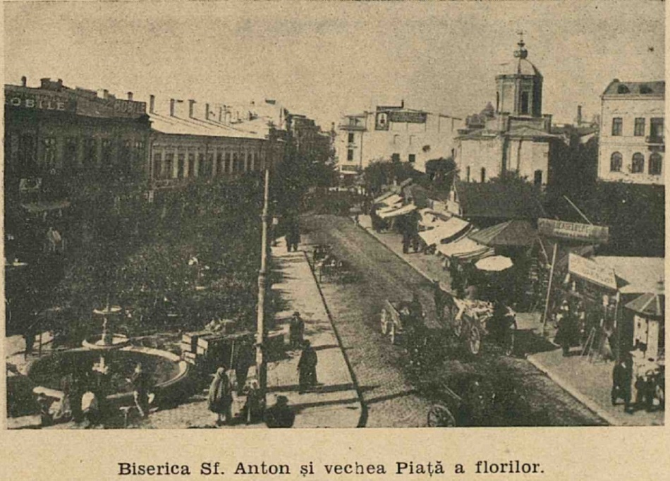 Biserica Sf. Anton şi Piaţa de flori