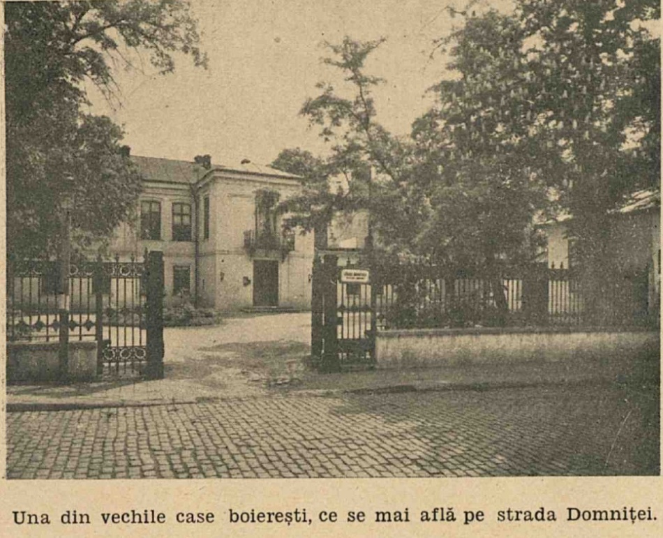Casă boierească, str. Domniţei (undeva în apropierea bisericii Sf. Mina)