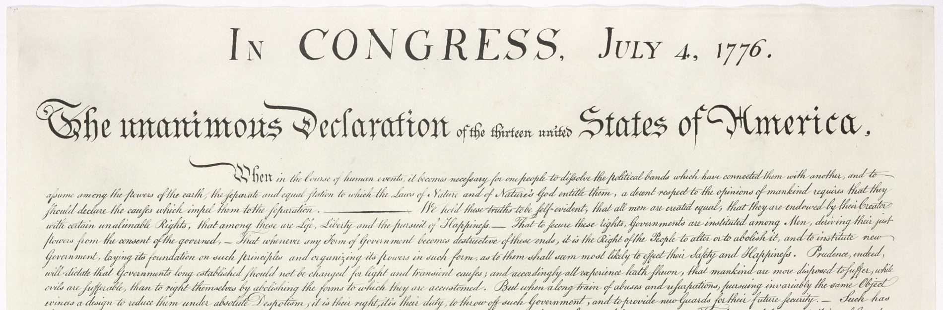 Declaraţia de independenţă a SUA