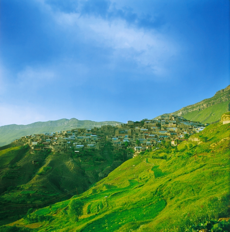 Imagine de ansamblu cu un alt sat avar din Dagestan