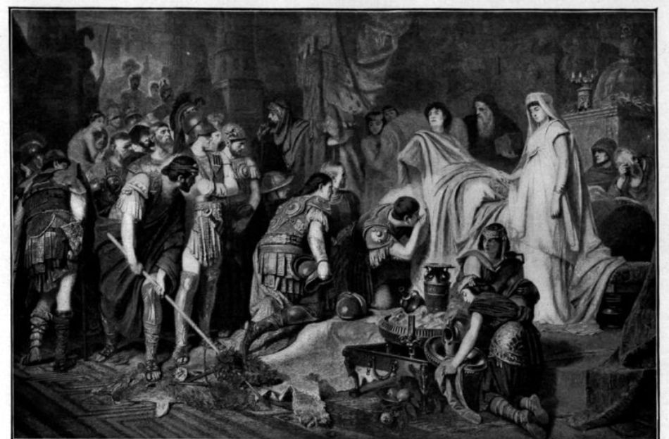 Moartea lui Alexandru Macedon, tablou de Karl von Piloty