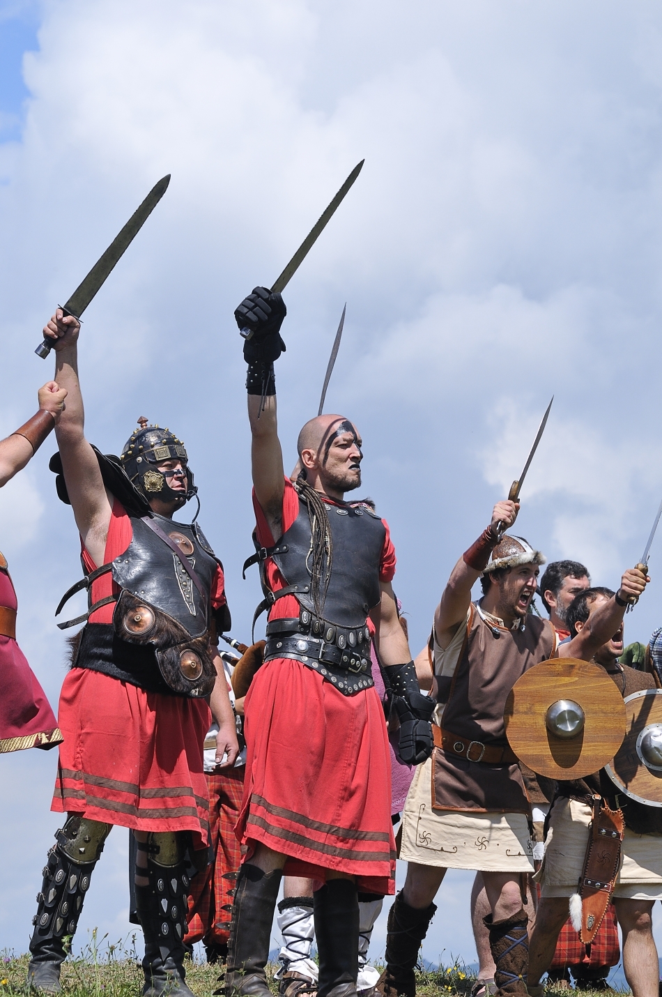 Recrearea unor războinici iliri de odinioară