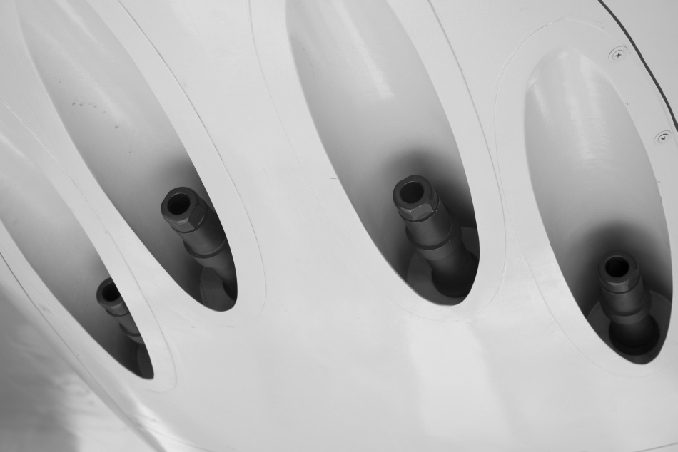 Mitralierele unui avion de vânătoare.