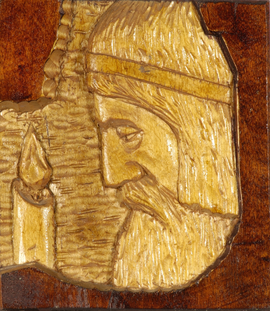 Gravură cu zeul Perun.