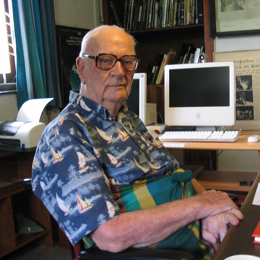 Scriitorul Arthur C. Clarke