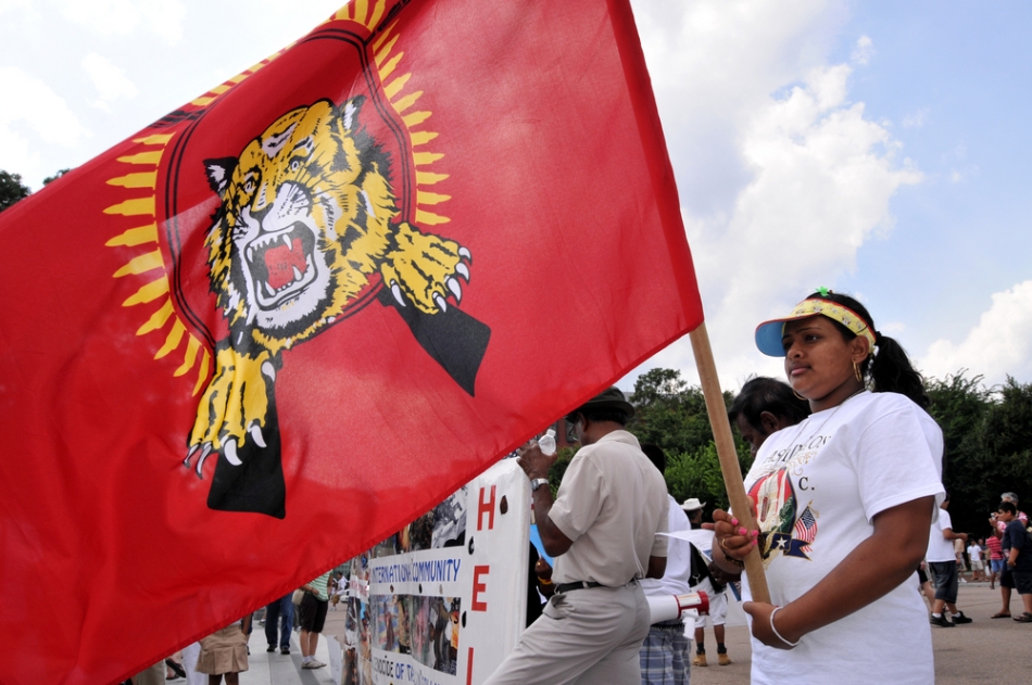 Demonstraţie publică a tamililor din Elveţia.