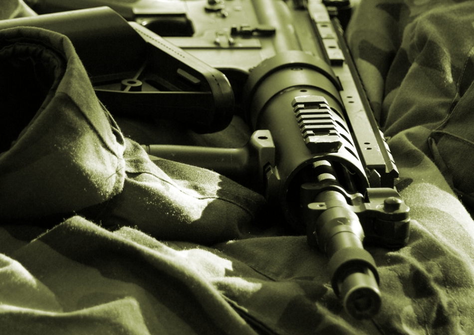 Armă folosită de unităţile antiteroriste.