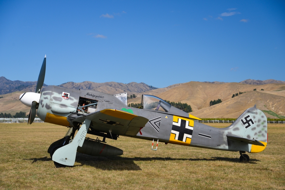 Foke Wulf 190, avionul selectat pentru misiuni kamikaze în Europa.