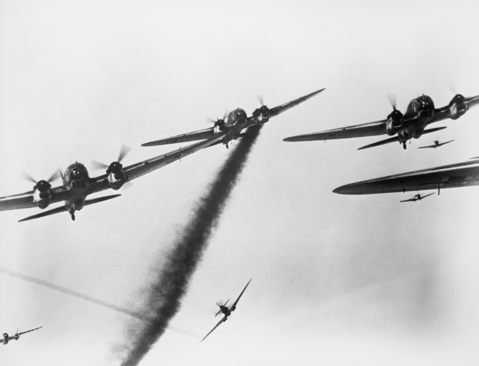 Aşa se sfârşeau deseori luptele aeriene.