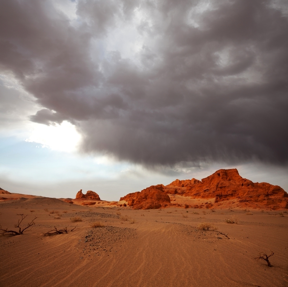 Nisipul şi ariditatea - ameninţări pe care Chiina îcearcă să combată prin colosalul proiect al Marelui Zid Verde.