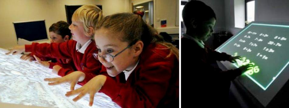 Ecranele sensibile multi-user sunt principala caracteristică a noului concept.