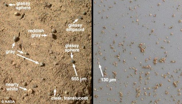 Mostra analizată este alcătuită dintr-un nisip cu granulaţie fină.