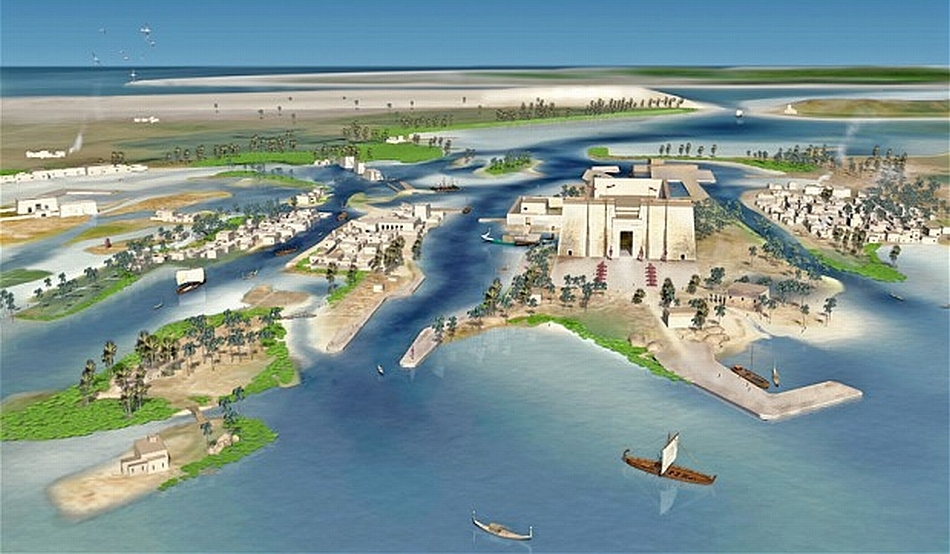 Heracleion a dispărut sub Marea Mediterană acum 1.200 de ani