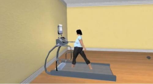Cea mai simplă metodă de slăbit: poţi pierde în greutate urmărindu-ţi avatarul în timp ce face sport