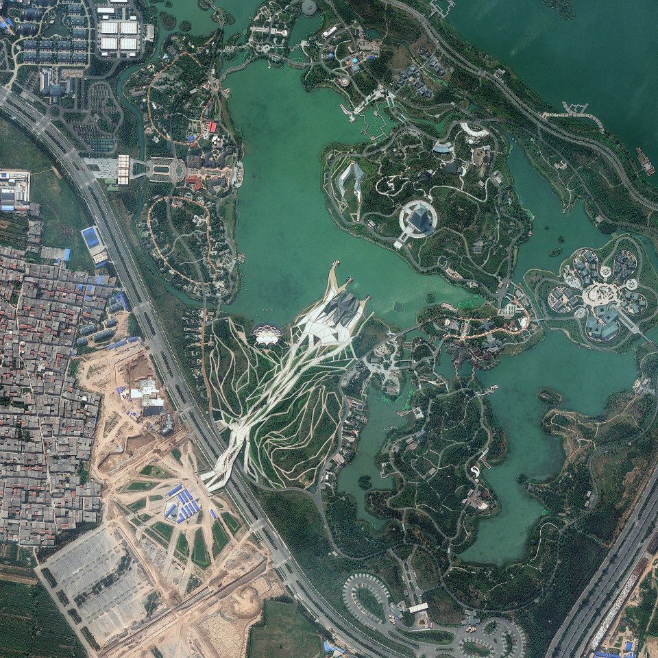 Parcul Shiyuan, Xian, China, 24 septembrie 2013