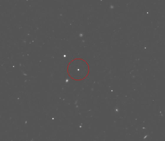 HVGC-1 (încercuit), surprins de telescopul Canada-France-Hawaii