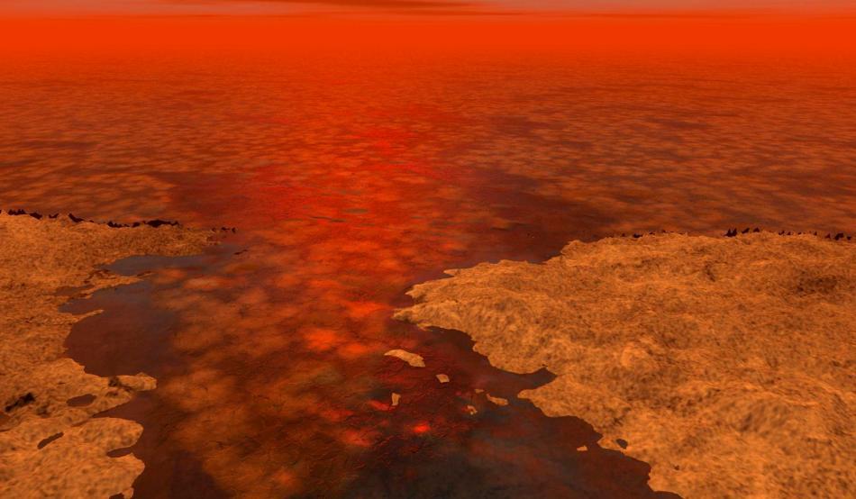 Mările de pe Titan sunt pline cu hidrocarburi lichide