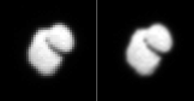 Cometa 67P/Churyumov–Gerasimenko, fotografiată de OSIRIS de la 12.000 km distanţă
