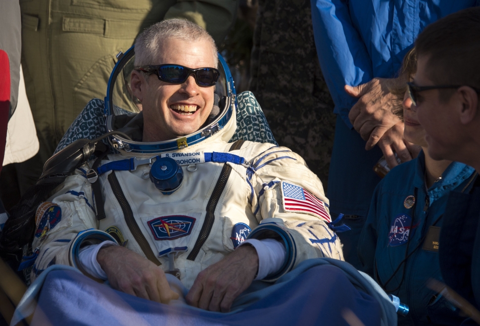 Astronautul american Steven Swanson