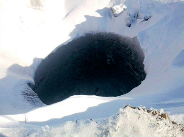 Alt crater descoperit în Siberia