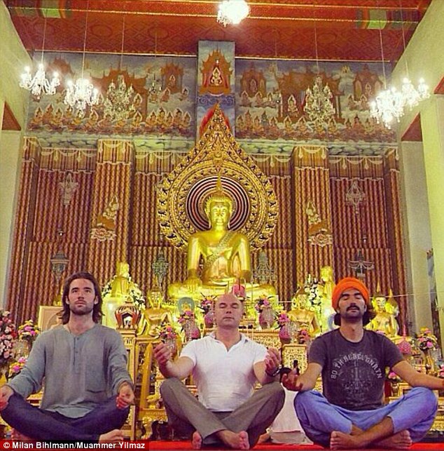 Într-un templu din Thailanda