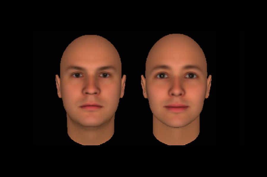 Chipul din stânga nu este considerat de încredere, în timp ce chipul din dreapta inspiră încredere