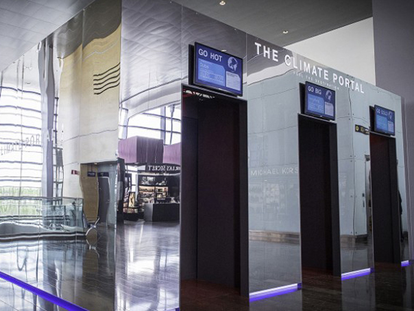 Simulatoare de vreme, instalate pe un aeroport din Stockholm (Imagine: CNN)