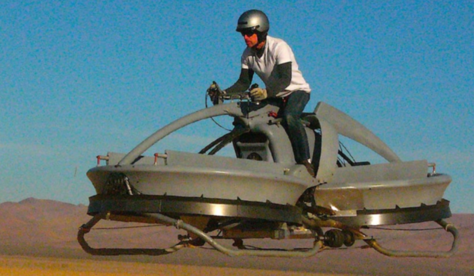  hoverbike testat ăn desertul mojave din california