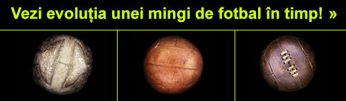 Evolutia unei mingi de fotbal in timp