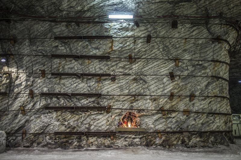 Mina de sare din Realmonte, Sicilia. 