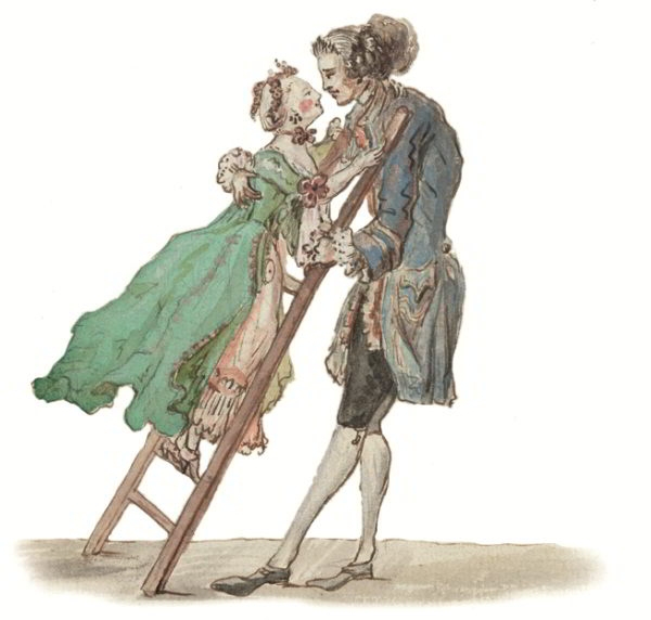 Cum era reprezentată Madame de Pompadour în ilustraţiile vremii