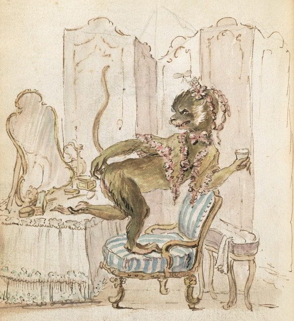 Cum era reprezentată Madame de Pompadour în ilustraţiile vremii