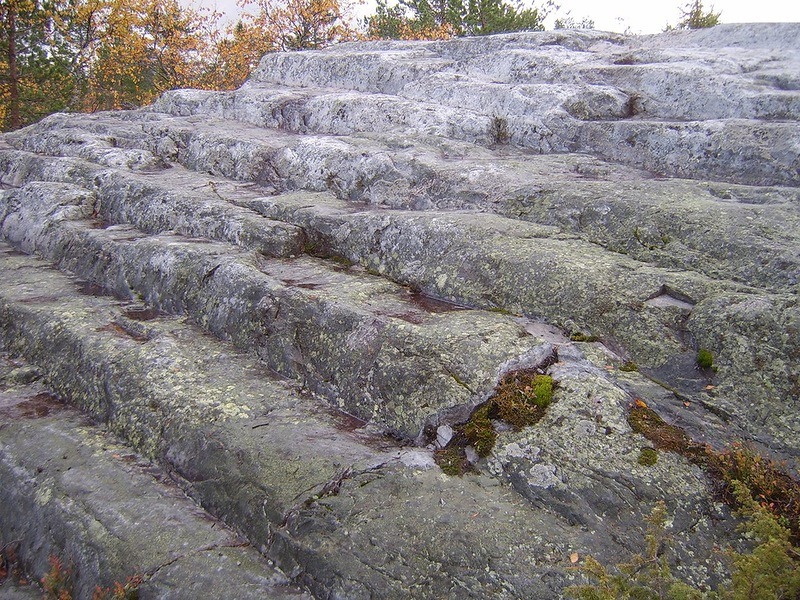 Stâncile neobişnuite de la Vottovaara. 