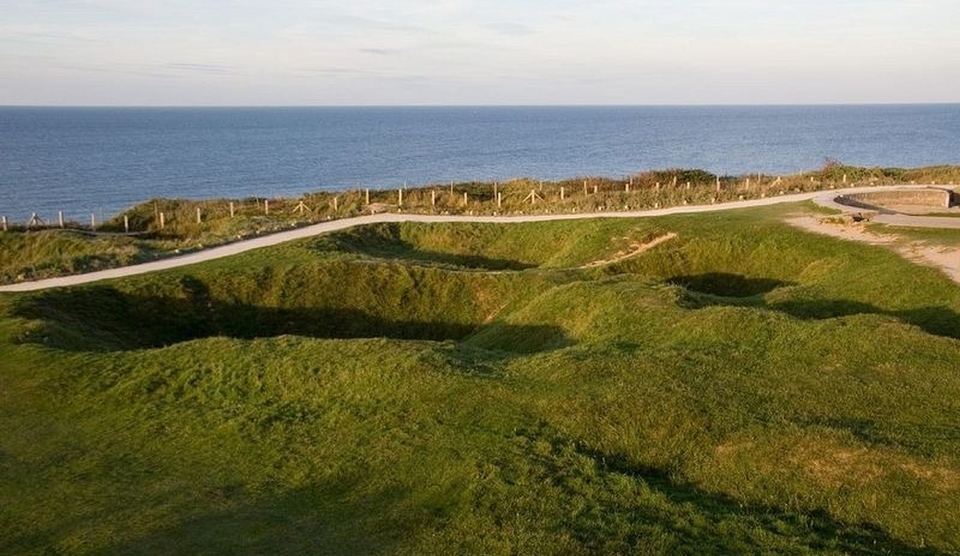 Ridden Cliffs of Pointe du Hoc