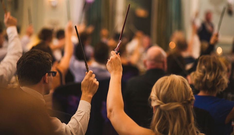 O nuntă de poveste sub simbolul lui Harry Potter