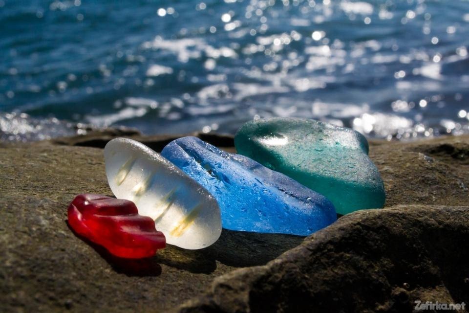 Plaja de sticlă din Golful Ussuri