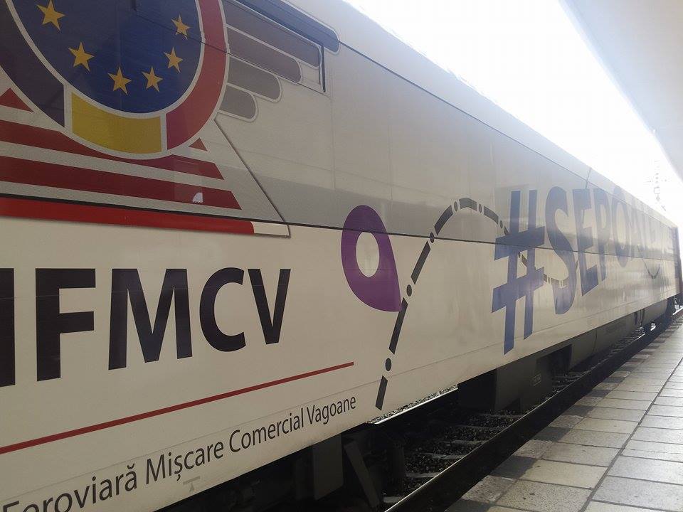 Vagon modern cu aer condiţionat şi internet