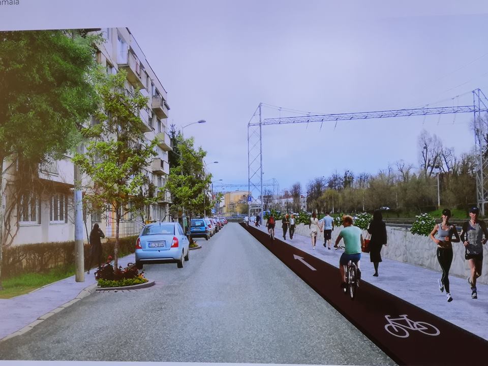 Malurile Someşului, transformate în alei pietonale