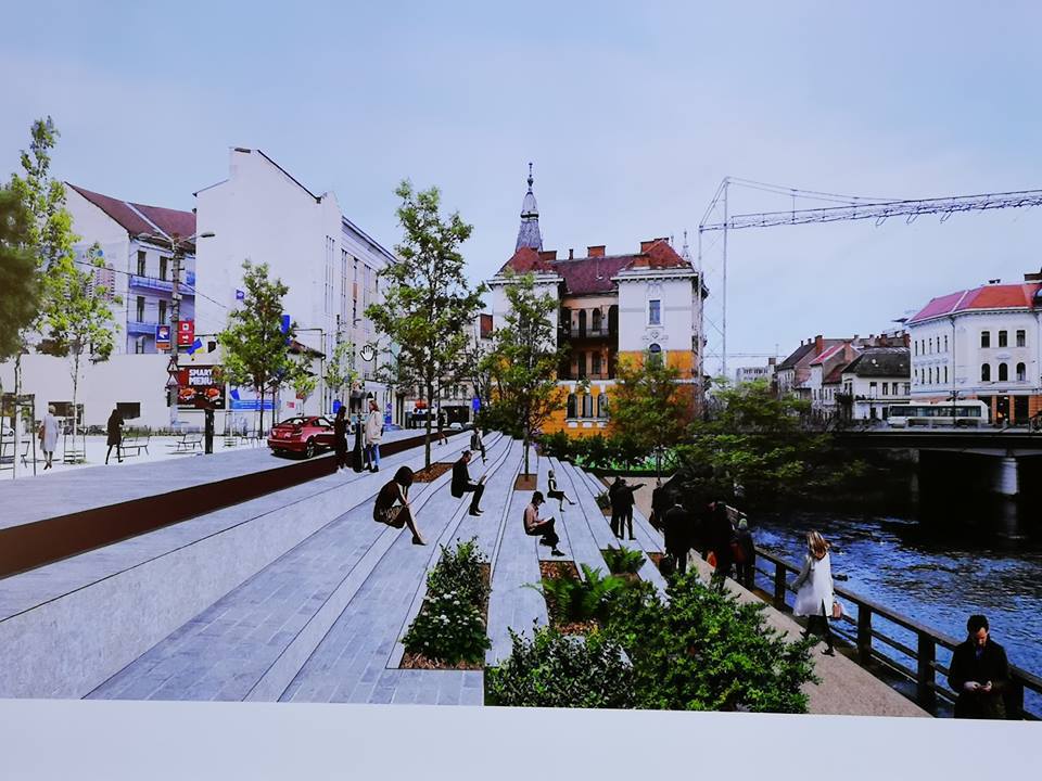 Malurile Someşului, transformate în alei pietonale